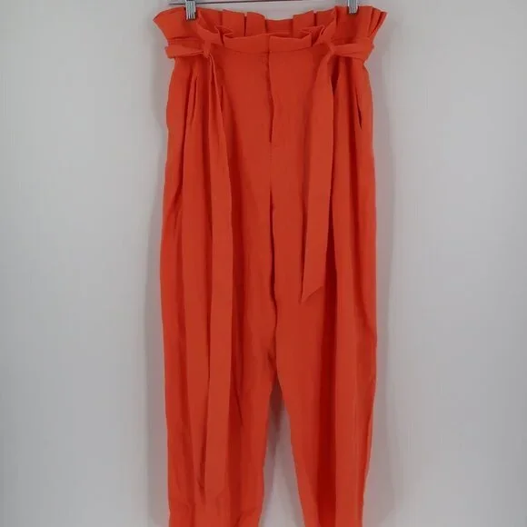 Alice Olivia Farrel Paper Bag Pant 6 - Picture 5 of 9